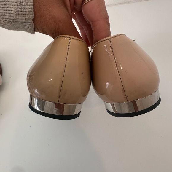 Miu Miu Patent Leather Smoking Slipper with Bow, Natural Size 37 size 6.5 US - Picture 11 of 14